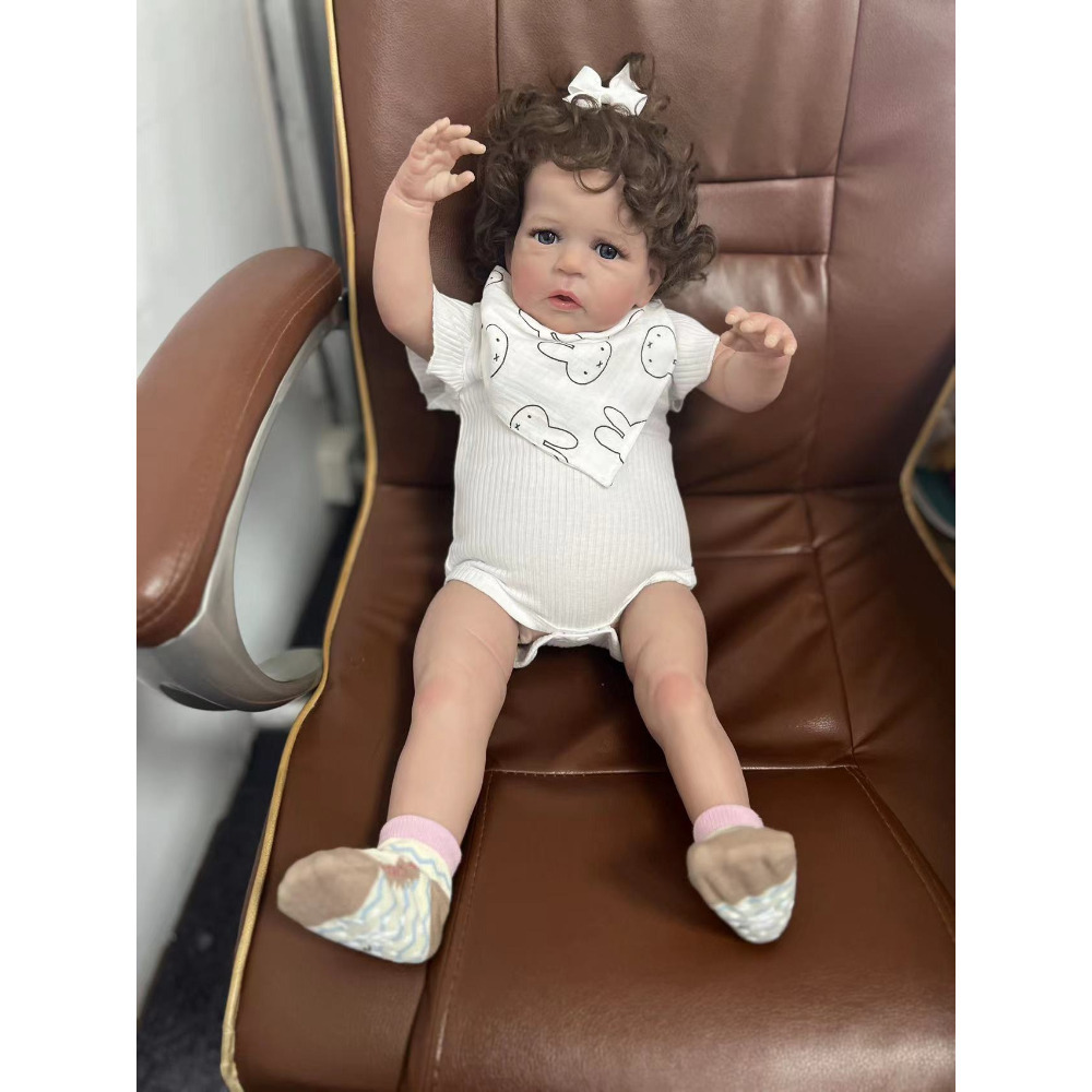 Reborn 60CM Boneca Bebê Renascido Sandie Renascida Realista Bonecas ...