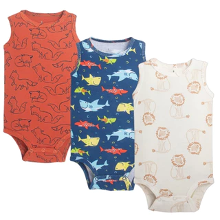body regata bebe/ Baby Boy Clothes 3pcs/ Baby Vest Fato de Bebê de Algodão Puro 0-24m