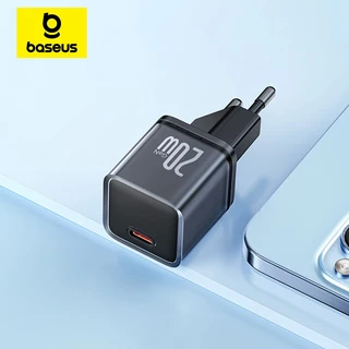 Baseus 20W USB C Carregador Portátil Telefone Suporte Tipo PD Rápido Carregamento Para iPhone 15 14 13 12 11 Pro Max