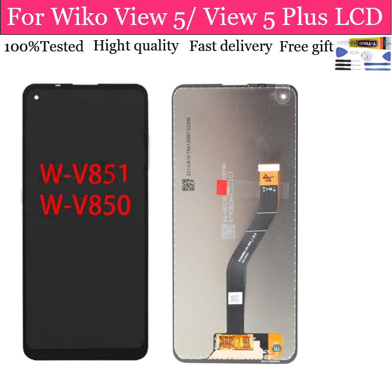 RongZy LCD Display Per 6.55" Wiko View 5 W-V851-EEA/View 5 Plus W - Foto 5