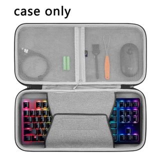 Estojo Para Teclado Geekria Com Bolsa De Apoio Descanso Do Pulso 87 Teclados , Compatível AULA F87 , Razer Huntsman V2 , BlackWidow V3 , Logitech G713