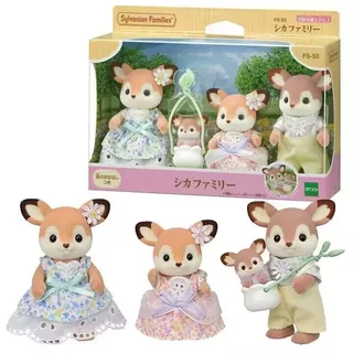 Sylvanian Families A mini Boneca De Pelúcia Recém-Chegada Da Família Dos Veados É Vendida Separadamente