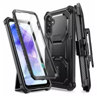 Caixa i-Blason Armorbox Para Samsung Galaxy A55 5G Com Protetor De Tela Embutido De Corpo Inteiro Resistente E Antiderrapante Estojo Clipes De Cinto