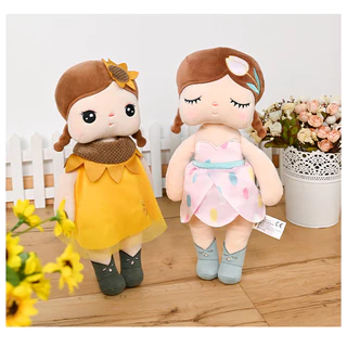 Crianças brinquedo metoo original 33cm angela boneca kawaii brinquedo de pelúcia rosa fada macio presente aniversário menino menina brinquedo