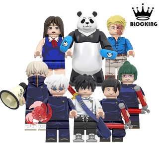 Anime Jujutsu Kaisen Zenin Maki Inumaki Toge Gojo Satoru Panda Brinquedos Em Blocos De Construção