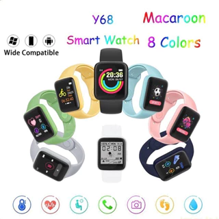 Smartwatch y68 Relógio Esportivo Infantil Eletrônico Inteligente Para Meninos E Meninas/Estudantes