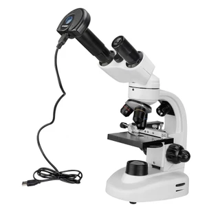 SVBONY SV605 Led Light Binocular 80X-1600X Microscópio Biológico Com Câmera Digital sv189 Para Estudantes