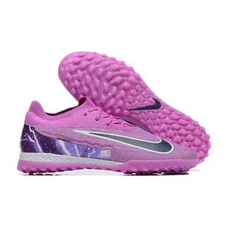Fantasma GX Rosa Dupla Camada Impermeável Peixe Seda de Seda de Malha Cheia MD Grama Espigão Botas de Futebol TF