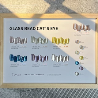 XEIJAYI 7pcs 10ml Conta De Vidro Holográfico Glitter Olho De Gato Esmalte Magnético Gel Efeito Galáctico Soak Off UV LED