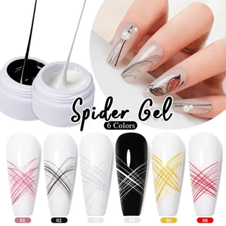 Gel De Aranha Para Arte Em Unhas , Pintura De Desenho Elástico , Faça Você Mesmo , Ponto A Linha , E , Decoração , Verni