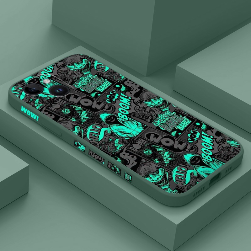 Capa De Telefone Rei Noturno Para IPhone 15Pro 15 14 13 12 Pro Plus Max Mini 14ProMax 5G Design Criativo