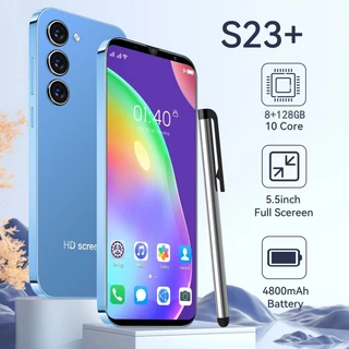 Telefone S23+ Celular 5,5 Polegadas 8GB+128GB Smartphone