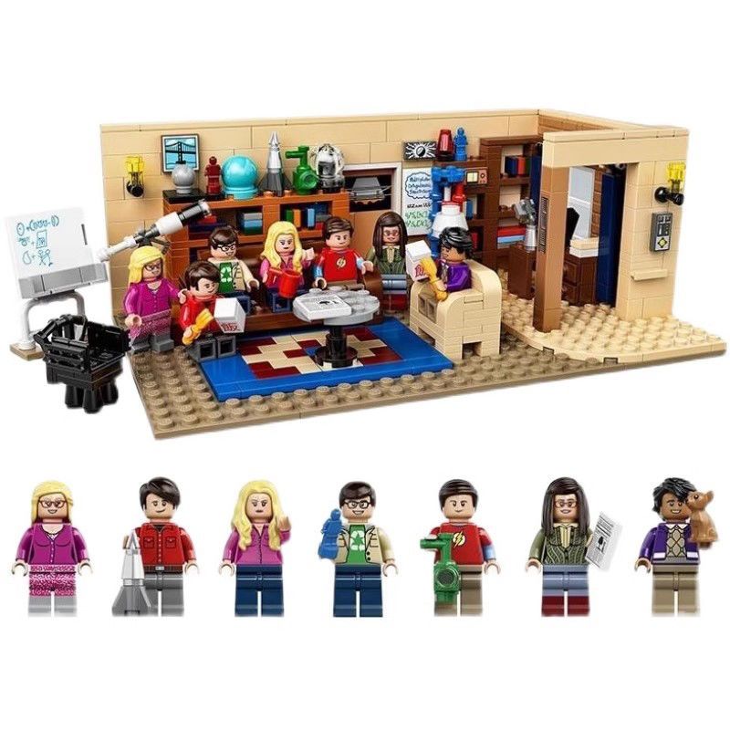 A Teoria Do Big Bang Blocos De Construção MOC Brinquedos Para Crianças Idéias De Lego Compatíveis Com Presentes De Aniversário