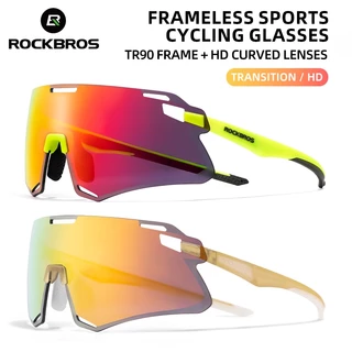 Óculos De Ciclismo ROCKBROS Polarizados Com Mudança De Cor À Prova De Vento Areia Para Esportes Ao Ar Livre Homens E Mulheres
