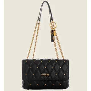 GUES & S 2024 Nova Moda Mulher Sling Bag Bolsa De Mão Rebite Rhombus Saco De Corpo Cruzado