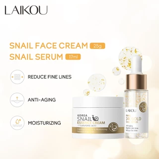 Sérum Laikou ouro 24k com extrato de caracol antirrugas antienvelhecimento clareadora de pele