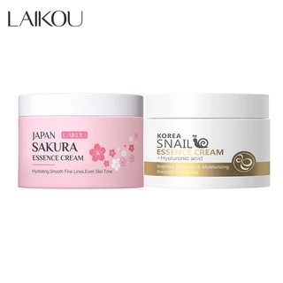 Sakura 2 Peças Creme Facial Hidratante LAIKOU Caracol Removedor De Rugas Cuidados Com A Pele em Oferta na Shopee