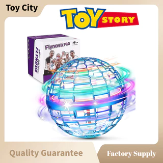 Bola Voadora Mini Drone UFO Giratória Bolas De Brinquedos Com Luz LED Indução Manual Mágica De Mosca Orbital Infantis Adultos