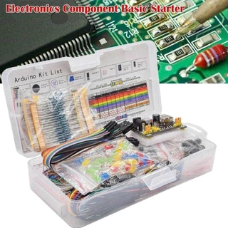 Kit De Iniciação Ao Projeto DIY Para Arduino UNO R3 Eletrônico Com Caixa 830 Pontos De Amarração Novos Componentes Eletrônicos Básico