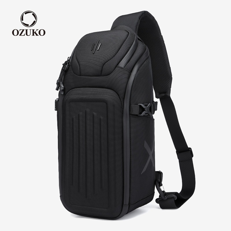 OZUKO Sacos De Grande Capacidade Para Homens Ombro Com Vários Bolsos Funda De Corpo Cruzado