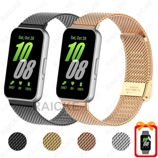 Pulseira De Aço Inoxidável Metálica Para Galaxy Fit 3 Acessórios