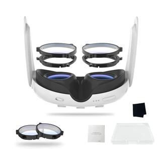 Para Meta quest 3 Armação De Óculos Magnéticos Headset Glasses black VR Accessory