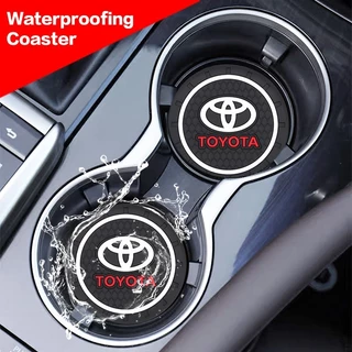 Para Toyota Corolla Prius Rav4 CHR Aygo Hilux Raize Sienna Aqua Tacoma Voxy Porta-Copos De silicone Carro Água universal Antiderrapante