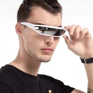 Óculos De Sol Com Viseira X-Men Cyclops | Armação Leve De Lente Espelhada UV400 Para Comic-Con/Party