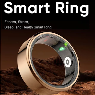 R02 BT Smart Ring 4 Tamanhos Para Homens Monitor De Saúde Feminino Frequência Cardíaca Passos Esportivos De Oxigênio Sangue Rastreamento Do Sono 5ATM Anel À Prova D'água
