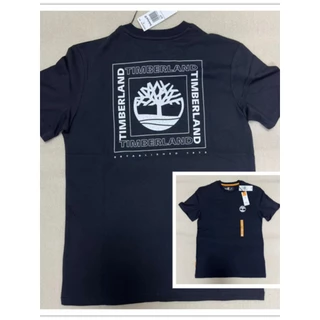 Camiseta De Manga Curta Estampada De Algodão Puro Para Homens Da Timberland Com base De Pescoço Redonda