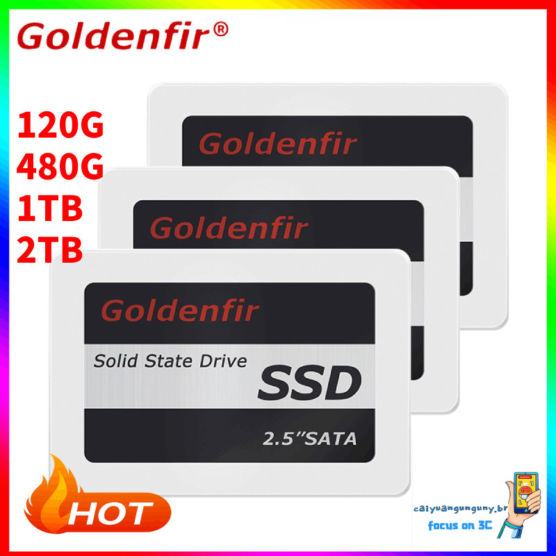 2TB SSD Goldenfir SATA3 Disco Rígido Interno notebook De 2,5 Polegadas 1T 480gb 512g 256g