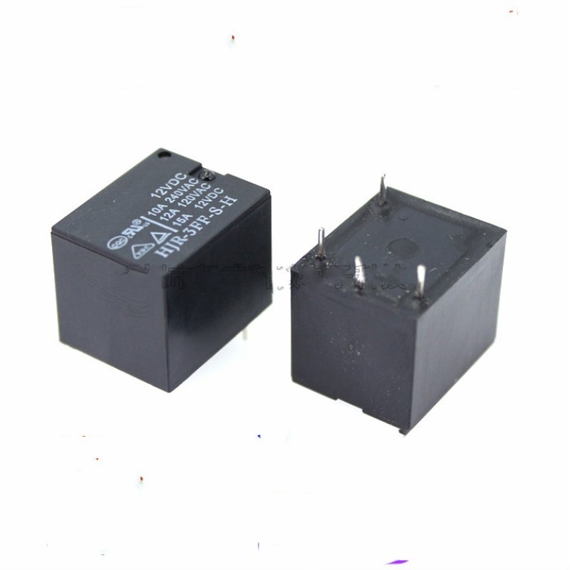 Relé de 4 pinos 10A HJR-3FF-S-H 12VDC 12V /24V /48V /5V 10A T73 ...
