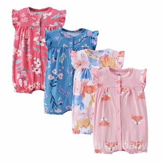 carters Roupas de Algodão Puro Baby Baby Clothes Baby Girl Romper Summer Thin Jumpsuit Baby