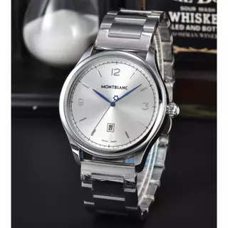 Montblanc Montblanc Caixa de aço inoxidável Caixa de aço inoxidável Cinta de aço inoxidável Atmosfera de Moda Simples Relógio Rui Watch 2 Elegante para Homens de Negócios