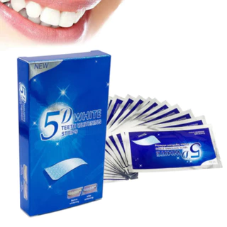 Tiras Branqueamento Dentário 5D White Teeth Whitening Strips Efeitos Profissionais Escova Tooth Bristle Whitestrips