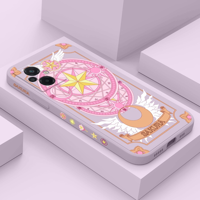 Capa Para Telefone Magic Circle Xiaomi Poco M6 X6 F6 M5 M5S F5 X5 Pro C65 C40 4G 5G Moda Design Criativo