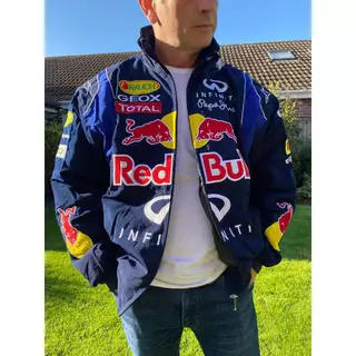 Red Bull Casual Impresso Manga Longa Solta Casaco De Baseball De Motocicleta