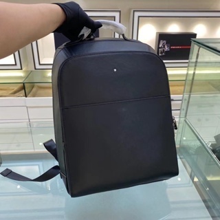 Mochila De Viagem Montblanc Couro Masculina
