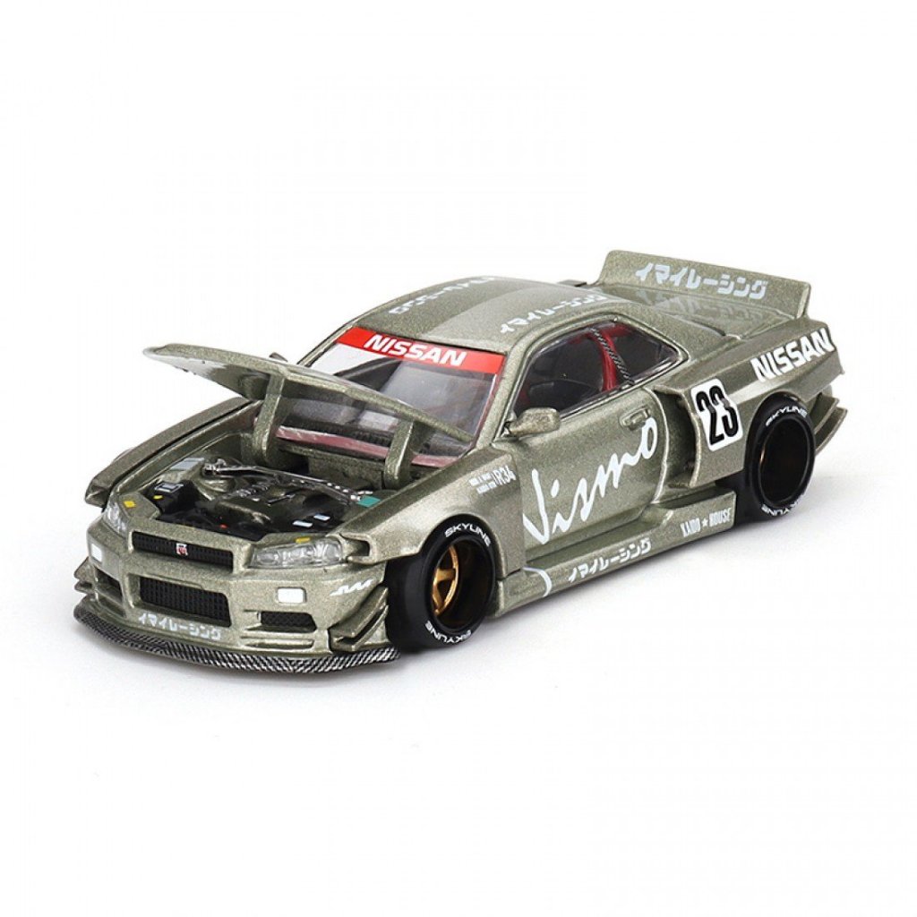Mini GT KHMG103 1/64 NISSAN SKYLINE-R R34 KAIDO WORKS V4 Escala