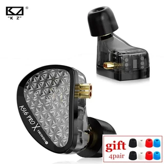 KZ AS16 Pro X Fones De Ouvido Em Metal Auricular 16 Com Armadura Balanceada Personalizada HIFI Monitor De Fone Baixo Esportivos