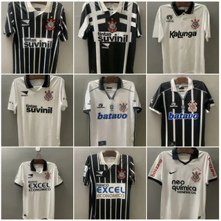 Retro 1994-2011 Camisa De Futebol Masculino Timão Home/Away/Second 1 : 1