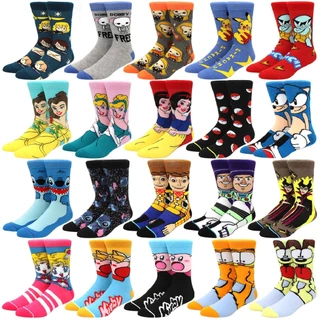 Meias De Moda Masculina Engraçadas , anime De Personalidade Feminina cartoon De Alta Qualidade