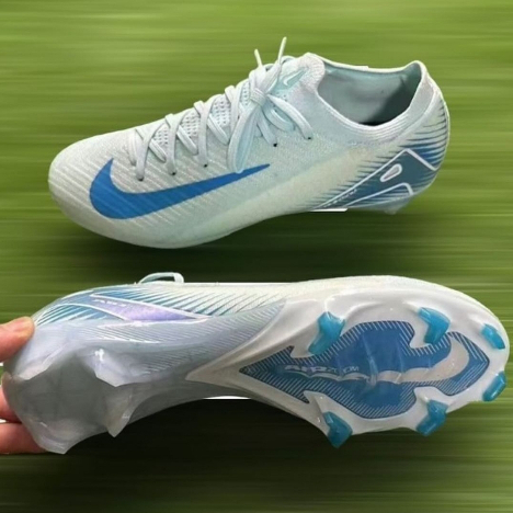 Novo Estilo Almofada Azul à prova d'água Botas de futebol de malha de malha Air Zoom Mercurial Superfly IX Elite
