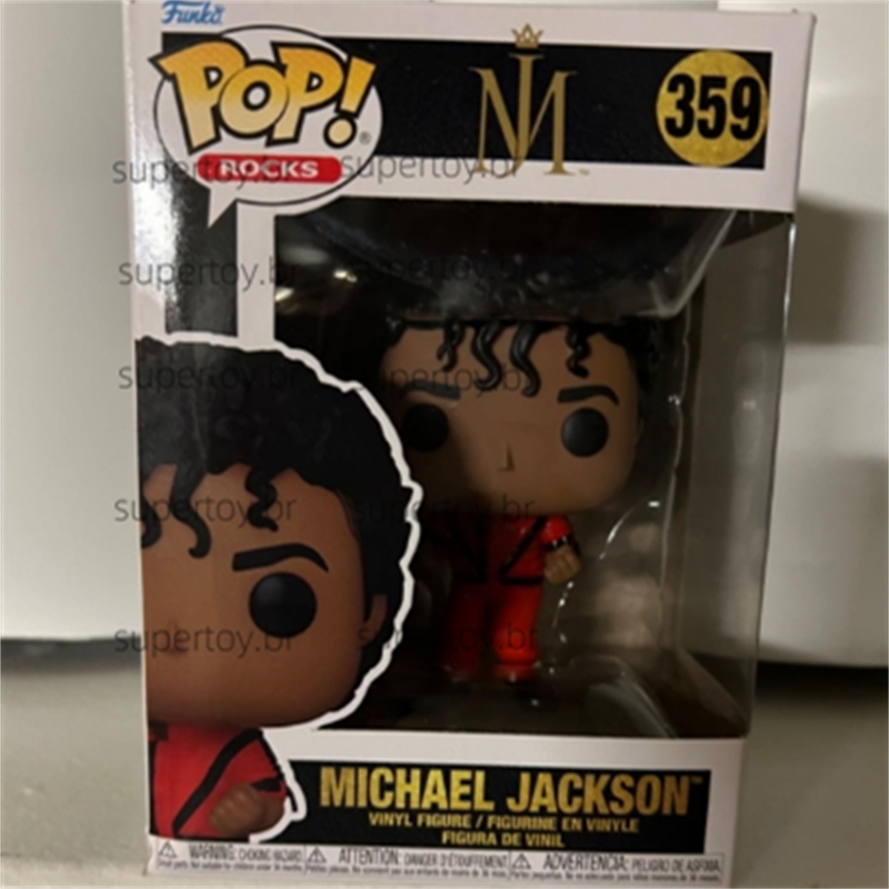 Funko Pop 359 Rocks : Michael Jackson (Thriller) Ação Figura Funko Pop 359 Rocks : Michael Jackson (Thriller) Ação Figura