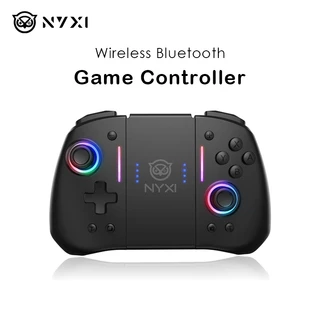 Nyxixi Hyperion Controlador De Jogos Bluetooth Joypad Preto Sem Fio Para Nintendo Switch PC Gamepad