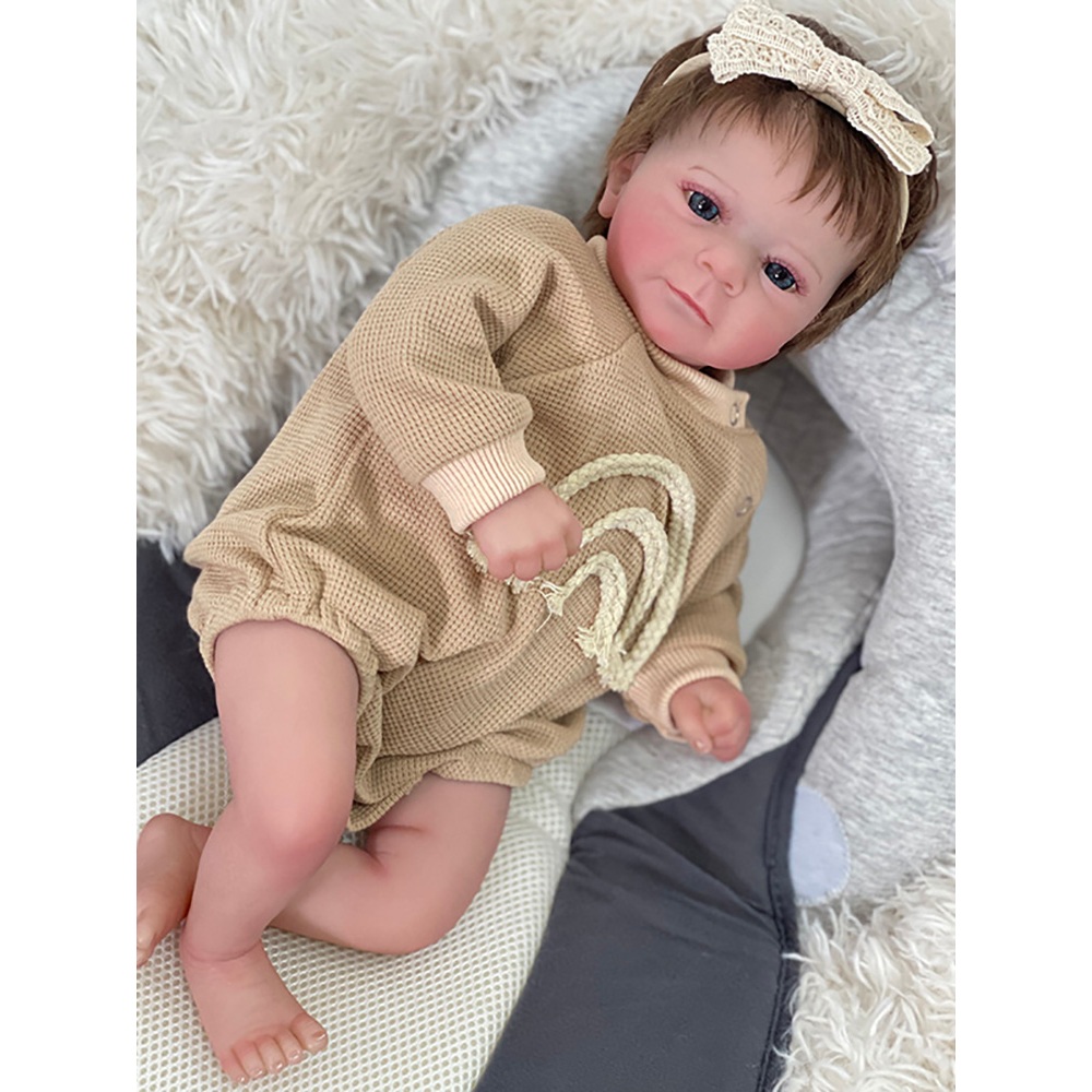 Reborn 45CM Bebê Renascido Felicia Recém-Nascido Tamanho Baby Doll ...