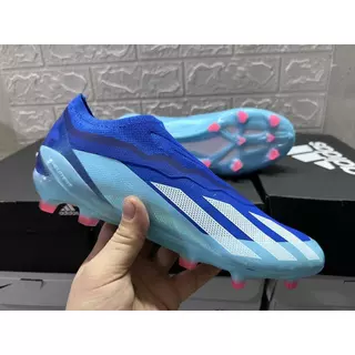 Messi X Speedportal FG Absorção De Choque Botas De Futebol De Malha Preta Amarela À Prova D'água