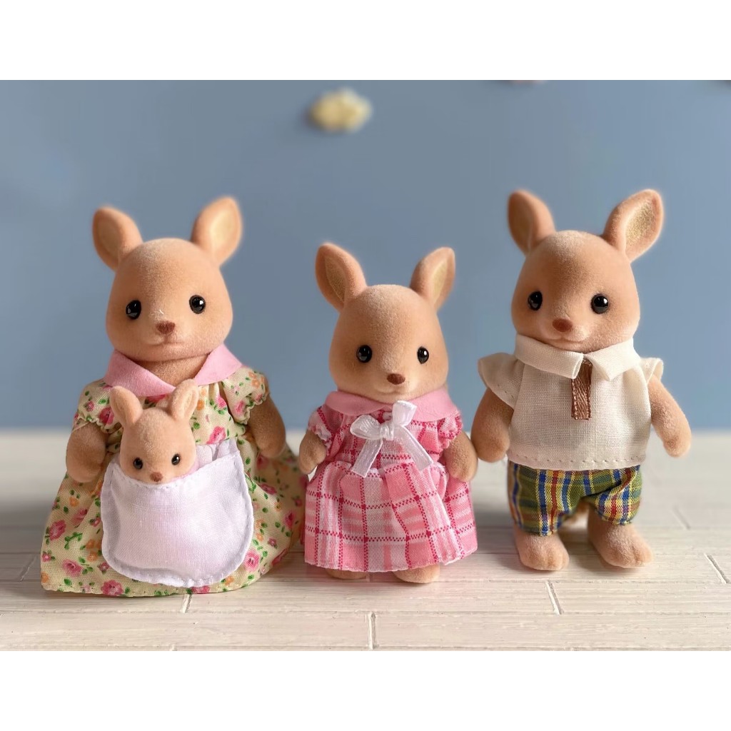 Famílias Silvânicas Família Boneca De Pelúcia Canguru