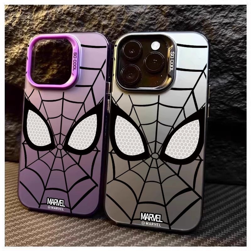 Caixa iphone 15 14 13 12 11 Pro Plus Max 4G 5G A Capa De Silicone TPU Macia Padrão Homem-Aranha Colorido