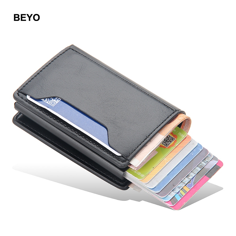 Carteira De Cartão Automática De Crédito RFID De Alumínio Para Homens ...